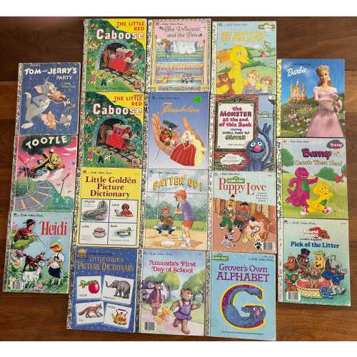 Little Golden Books with UPC - Vintage