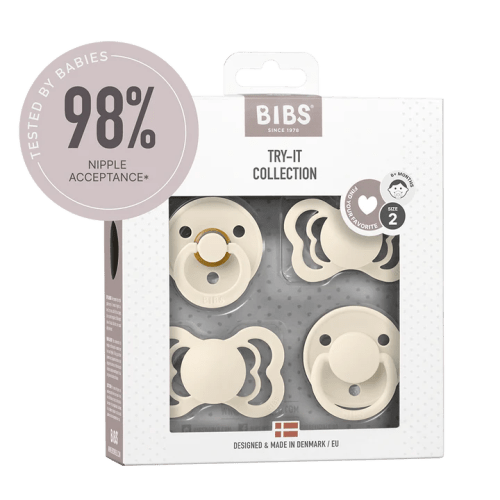 Bibs Pacifier - Try-It Collection - Ivory
