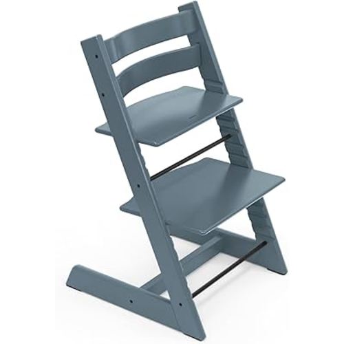 Tripp Trapp Chair from Stokke, Fjord Blue - Adjustable, Convertible Chair for Toddlers, Children & Adults - Convenient, Comfortable & Ergonomic - Classic Design