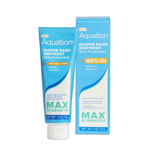 Aquation Max Strength Diaper Rash Ointment 40% Zinc Oxide, 4 OZ
