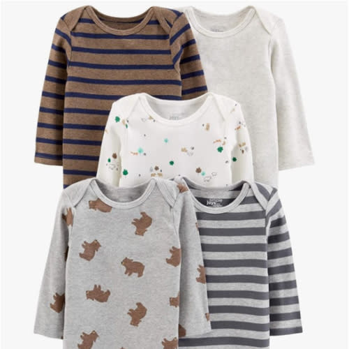 Simple Joys by Carter's Unisex Babies' Long-Sleeve Bodysuit