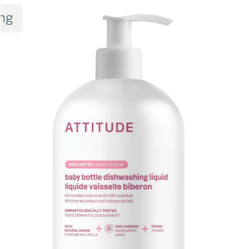 High Performance Baby Dish Soap for Baby Bottle I ATTITUDE
