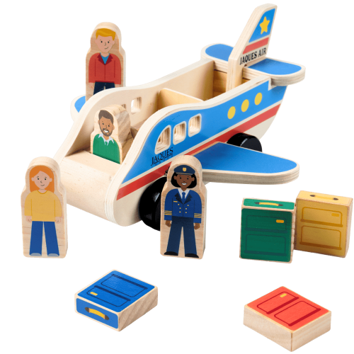 Wooden Aeroplane | Toddler Toy Plane – Jaques of London