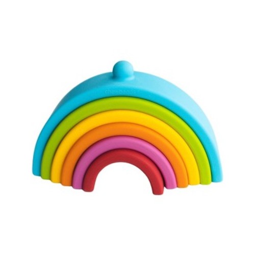 Chewbeads Stacker Teether - Rainbow