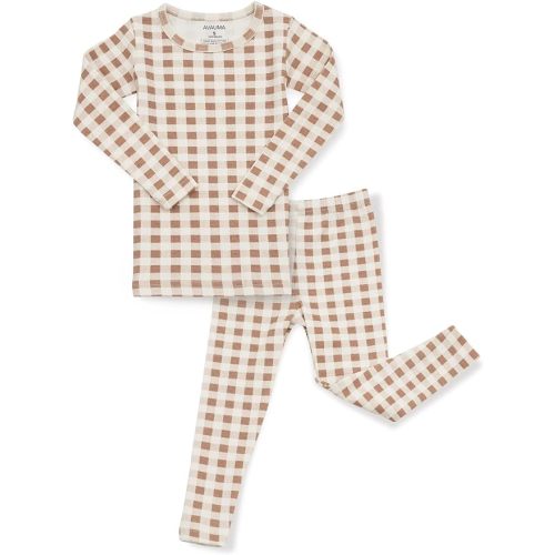 AVAUMA Baby Boys Girls Pajama Set 6M-7T Kids Cute Toddler Snug fit Pattern Design Pjs Cotton Sleepwear