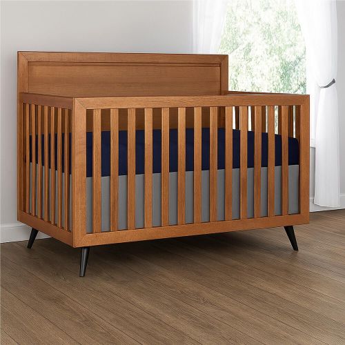 Evolur Stilnovo Convertible Crib in Sugar Cane