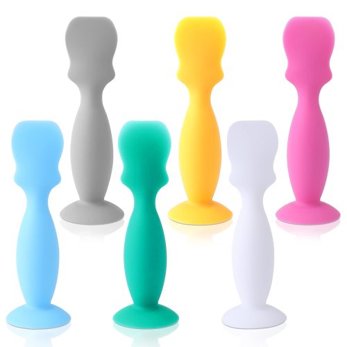 6 Pack Diaper Cream Spatula Applicator for Baby Butt, Baby Paste Spatula Diaper Cream Brush Soft Silicone Diaper Rash Cream Applicator for Babies, Newborn