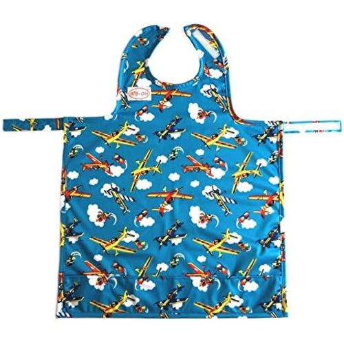 BIB-ON, Full-Coverage Bib and Apron Combination for Infant, Baby, Toddler Ages 0-4.