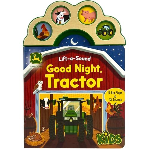 John Deere Kids Good Night Tractor Bedtime Sound Book with Flaps