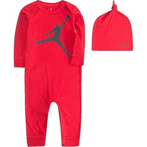 Jordan Infant Jumpman Coverall (Gym Red(555319-R78)/Black, 3 Months)