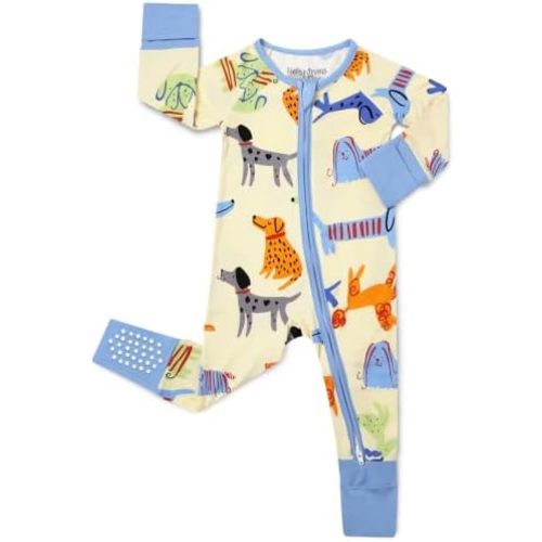babee Reshinee Bamboo Viscose Baby Footie Pajama, Zipper Sleeper Boys Girls