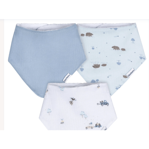 3-Pack Baby Boys Road Trip Bandana Bib – Gerber Childrenswear
