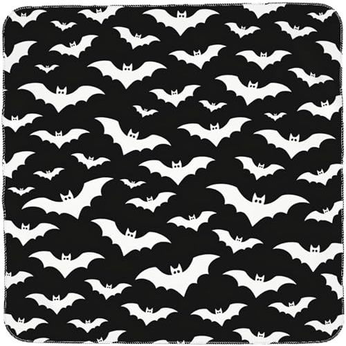 Halloween Bat Goth Baby Stuff Newborn Swaddle Blanket Soft & Cozy Gothic Receiving Baby Blankets Swaddle Wrap for Boys and Girls