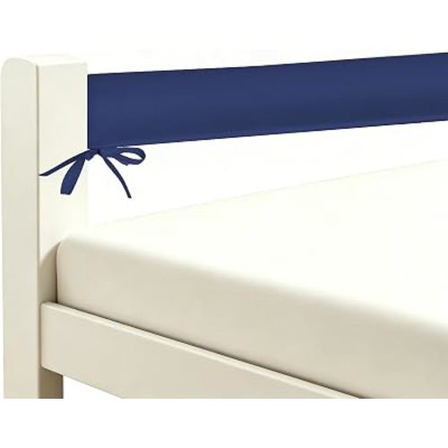 Toddlers' Bed Rail Protecter,Easy InstallEnhanced Safety Mostly Fit (Blue-4pc)