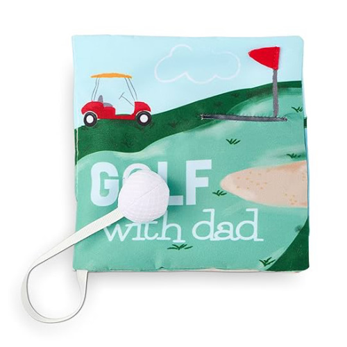 Mud Pie Children's Golf with Dad Plush Book