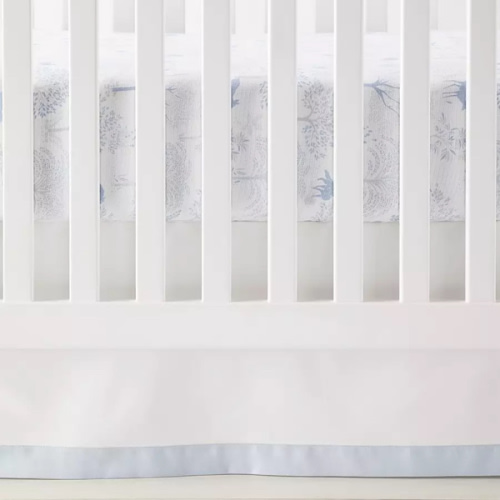 Border Frame Crib Skirt | Serena and Lily