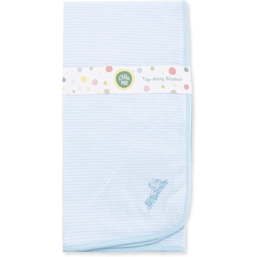 Little Me Blankets for Baby Boys' Thank Heaven for Little Boys' Swaddling Receiving Blanket