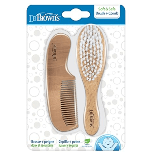 Dr. Brown's Soft and Safe Baby Brush + Comb