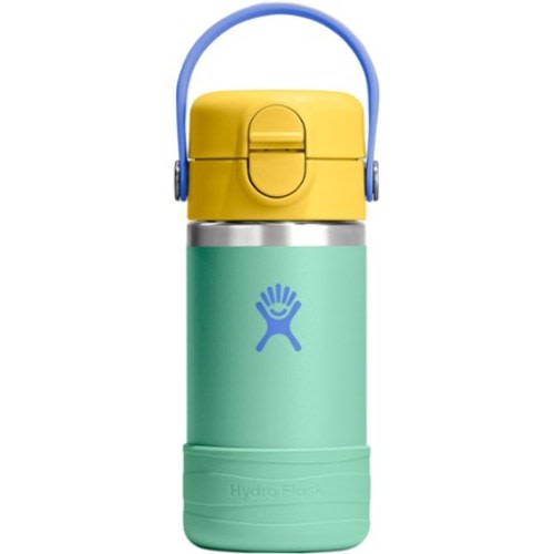 Hydro Flask Kids' Wide-Mouth Vacuum Bootle with Straw Cap and Bottle Boot - 12 fl. oz.