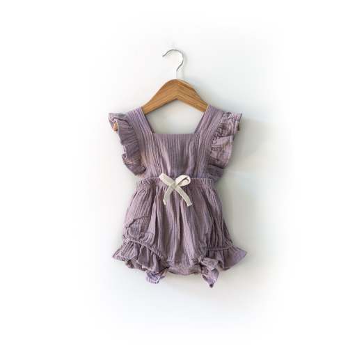 Sofia Romper in Violet