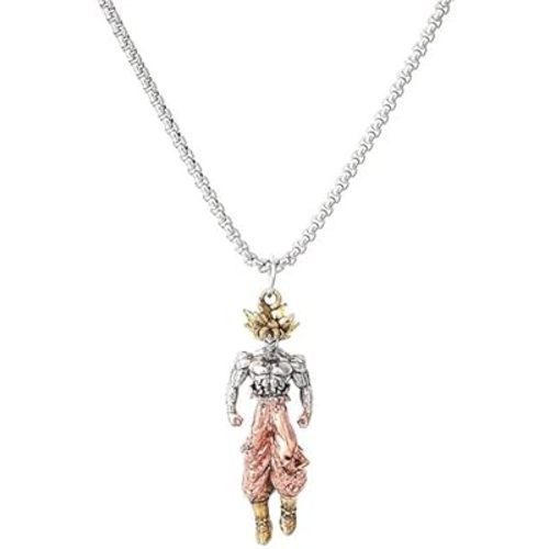new Anime stainless steel DBZ sayin dragon Necklace Cadena 2024, yellow, red, silver