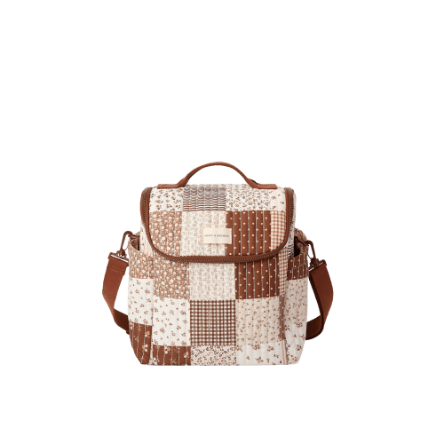 The Lunch Date Brown Patchwork