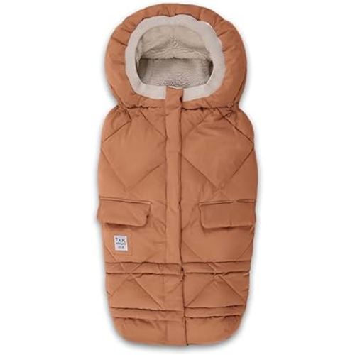 7AM Enfant Stroller Blanket 212 - Adjustable Baby Car Seat Zipped Blanket for Babies Winter, Unisex Multi Purpose Fleece Lined Warm Hooded Toddler Footmuff Water Repellent | (6M - 4T)