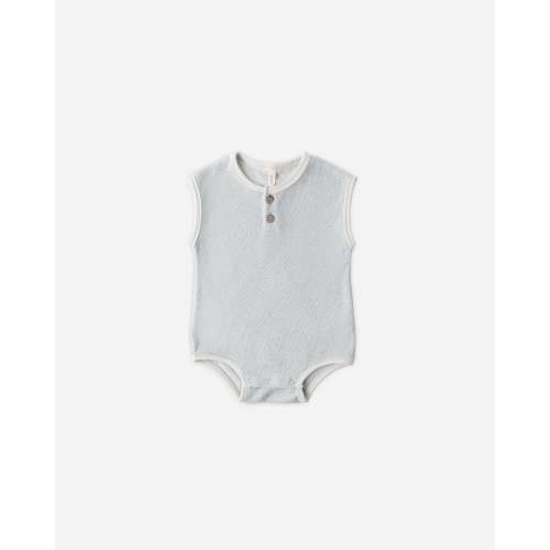 Terry Cloth Romper Sky