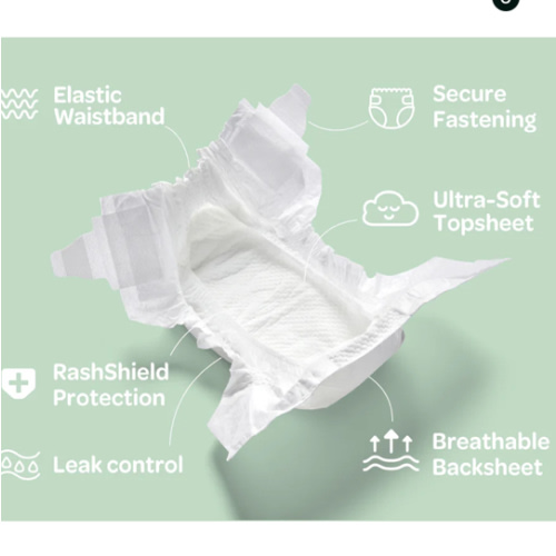 Natural Disposable Baby Diapers of All Sizes by Parasol Co