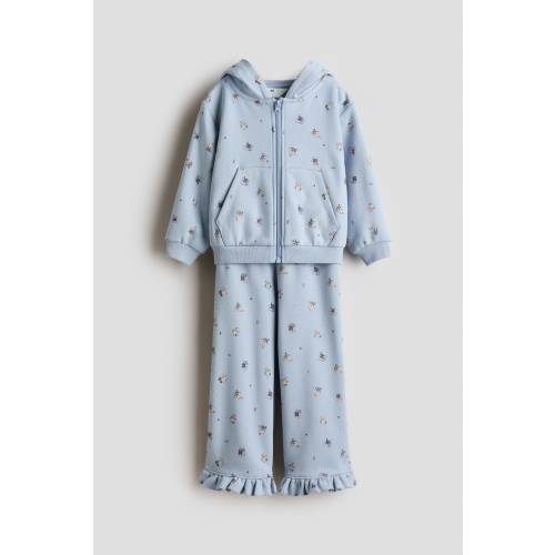 2-PIECE PRINTED SWEATSHIRT AND JOGGERS SET