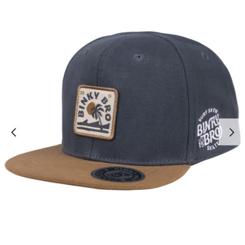 Supertubos blue paneling snapback hat, 4-12 months