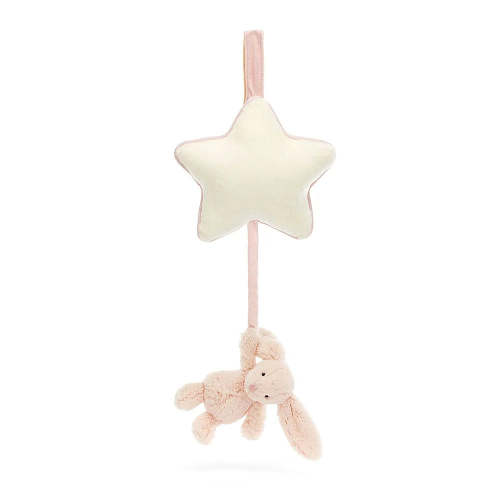 Jellycat: Bashful Blush Bunny Musical Pull (12")