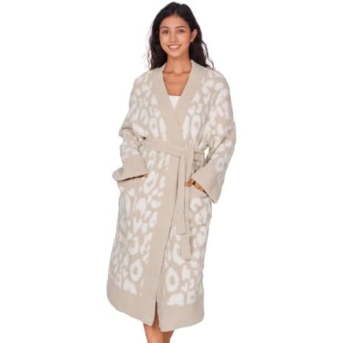 WDCOZY Souffsof Women's Plush Robes with Pockets, Ultra Soft, Multi Prints