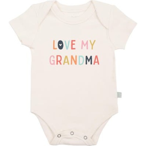 Organic Baby Graphic Bodysuit | Love Grandma, Newborn