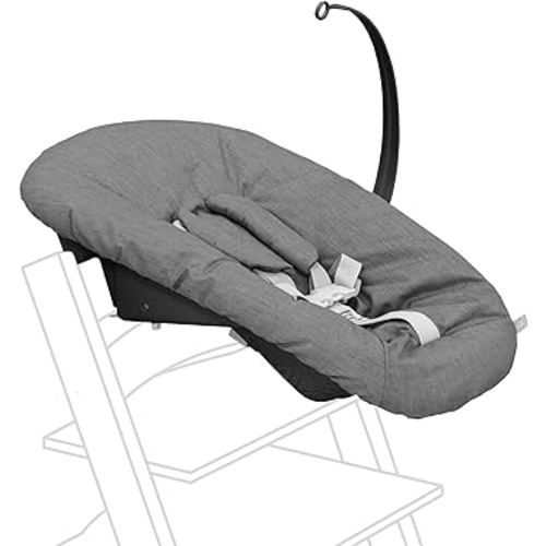 Tripp Trapp Newborn Set, Anthracite - Convert The Tripp Trapp Chair into Infant Seat for Newborns Up to 20 lbs - Cozy, Safe & Simple to Use - Compatible with Chairs After May 2003