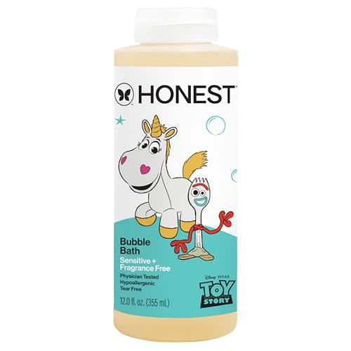 The Honest Company Bubble Bath, Disney and Pixar's Toy Story, Unscented | Foaming Bubble Bath. Tear-Free, Hypoallergenic, Dermatologist Tested, Naturally Derived. Gentle For Baby's Sensitive Skin.