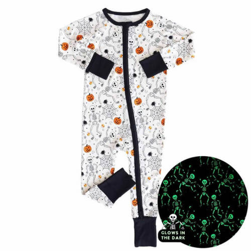 Halloween Convertible Zip Rompers