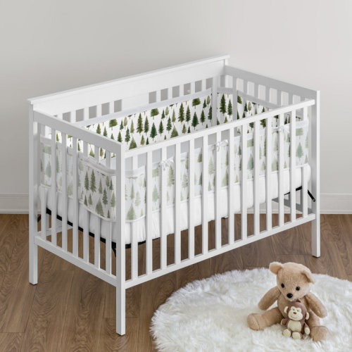 Sweet Jojo Designs Woodland Pine Tree Sweet Jojo Designs + BreathableBaby Breathable Mesh Crib Liner | Wayfair