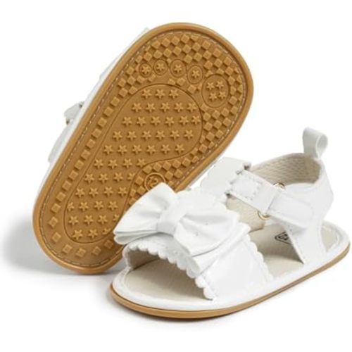 KIDSUN Baby Infant Girls Boys Sandals Non Slip Rubber Sole Summer Beach Outdoor First Walker Crib Shoes