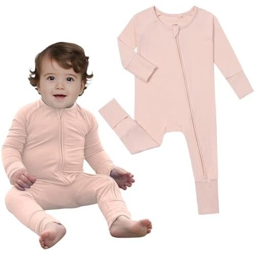 0-3 Month Convertible Baby Pajamas, Viscose from Bamboo