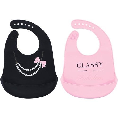 Little Treasure Unisex BabySilicone Bibs