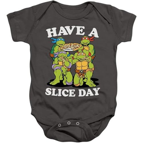 TMNT Teenage Mutant Ninja Turtles Have A Slice Day Infant Baby Boys Onesie Snapsuit