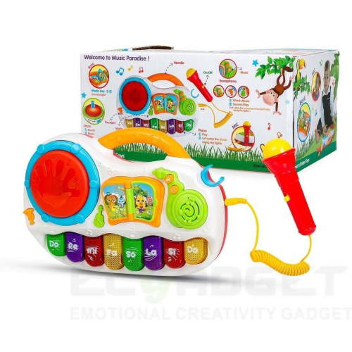 Play Baby Toys Discover And Play Music Magical Piano, 35-Key Toy Piano, Toddler, Battery Powered