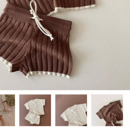 Ribbed Summer Set