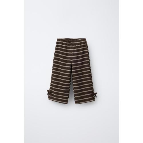 SOFT TOUCH CULOTTES WITH BOWS - Dark brown | ZARA United States