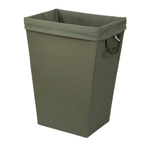 Tapered Fabric Hamper, Green