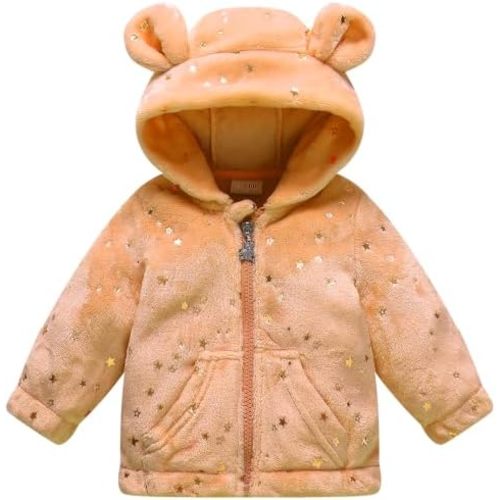 Baby Girl Winter Fleece Coat Toddler Boy Warm Jacket Infant Sweater Outwear