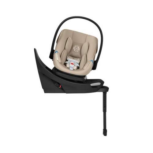 CYBEX Aton G2 Swivel Infant Car Seat with Load Leg Base - Almond Beige