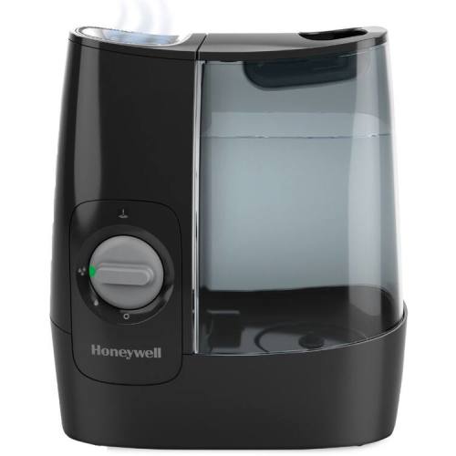 Honeywell - HWM845 Warm Mist Humidifier with Essential oil cup, Filter Free - Black