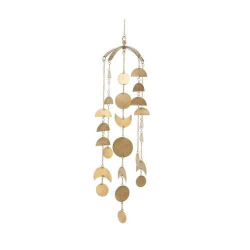 Crane Baby Moon Phase Nursery Décor for Boys and Girls, Ceiling Hanging, 6" x 6" X 36"